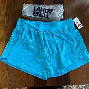 Lands' End Swim Shorts 1X New with Tag